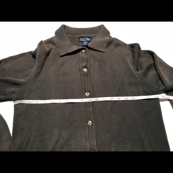 Lands End Womens Brown Sweater Sz XS B135 - Picture 3 of 6